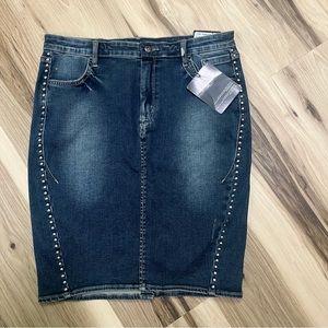 NWT Harley Davidson Denim Skirt Size 30